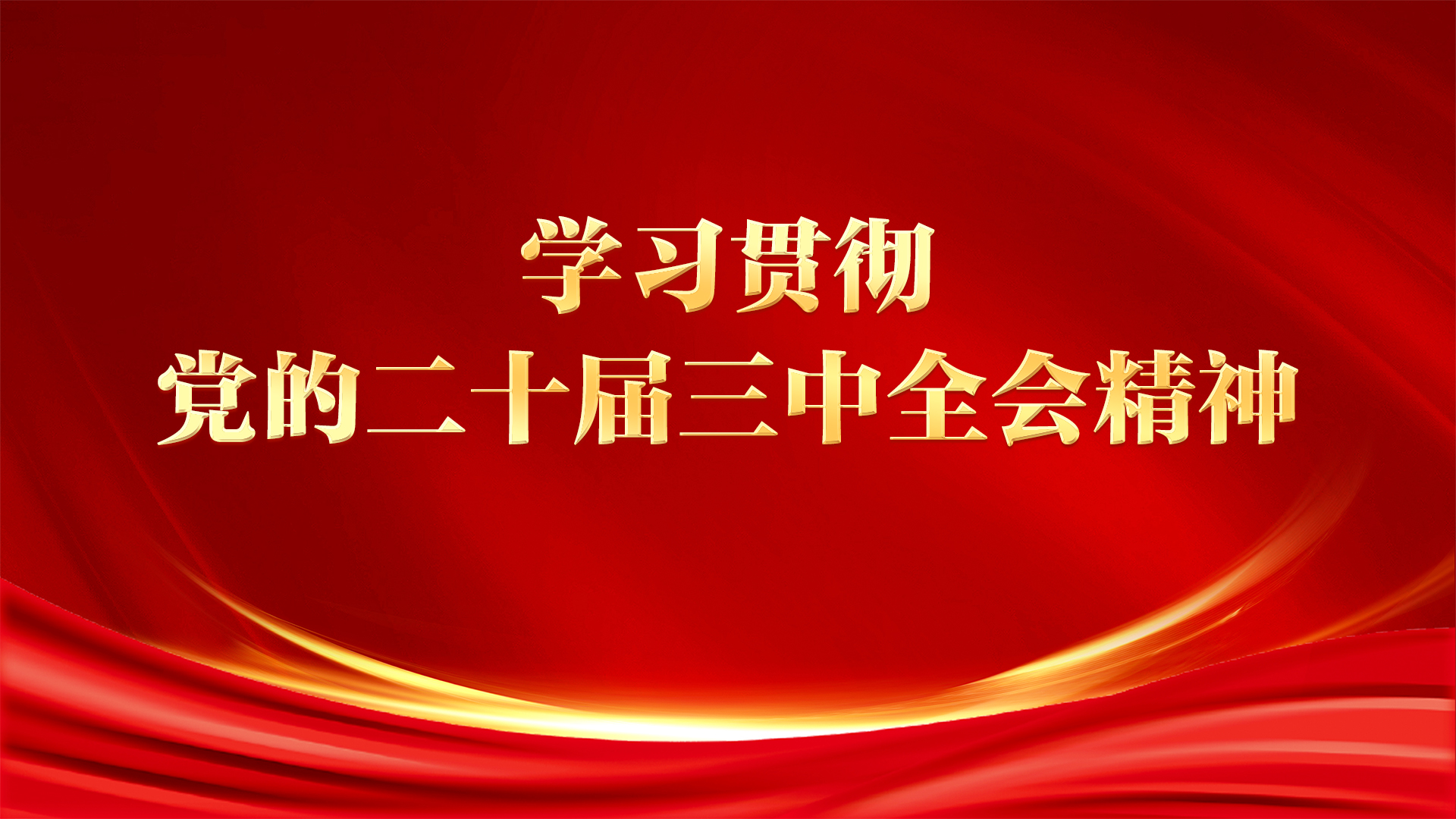 学习宣传贯彻党的二十届三中全会精神