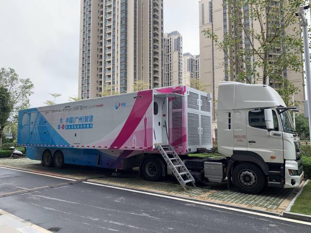 广东图盛超高清创新中心有限公司打造的国内首台国产5g 8k转播车。